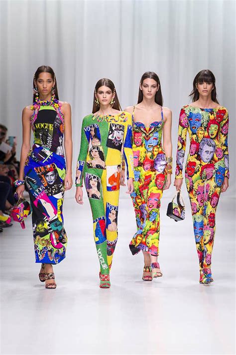 prima fashion week versace|versace runway prints.